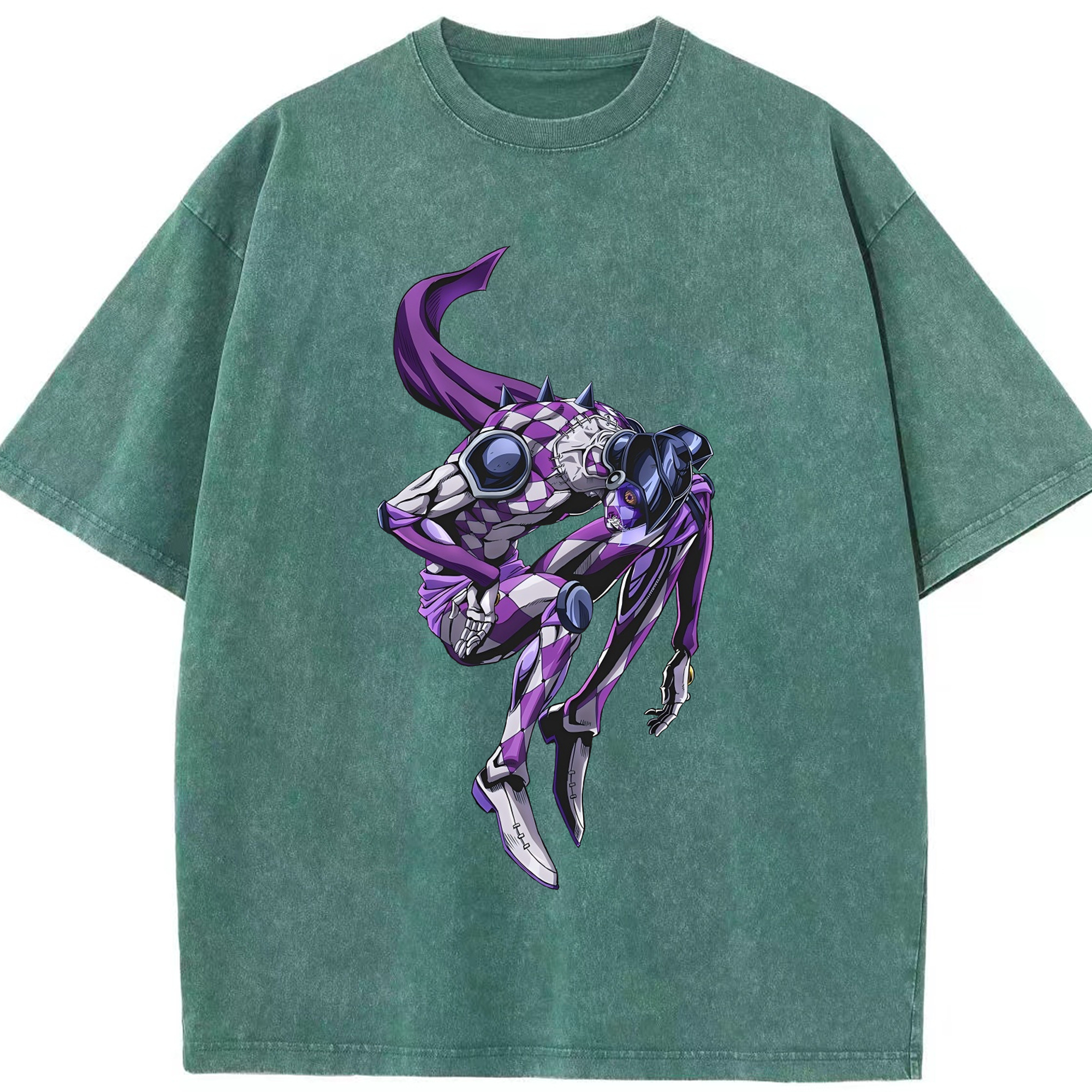 （画像用） ジョジョの奇妙な冒険 パンナコッタ?フー JoJo's Bizarre Adventure Pannacotta Fugo 綿100% ヴィンテージ風 半袖Tシャツ（フロントプリント）